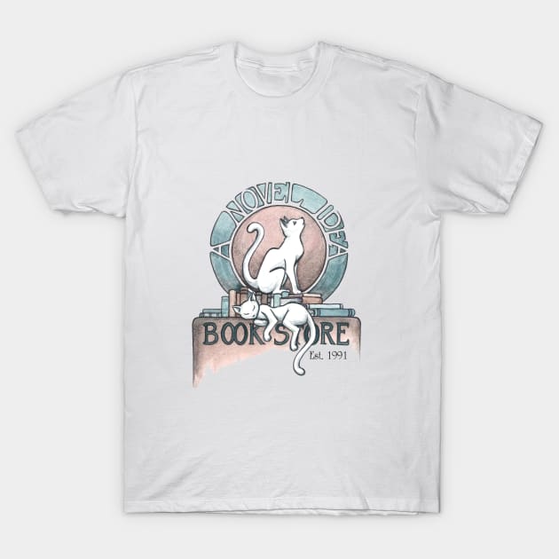 A Novel Idea Bookstore T-Shirt by anovelideabookstore